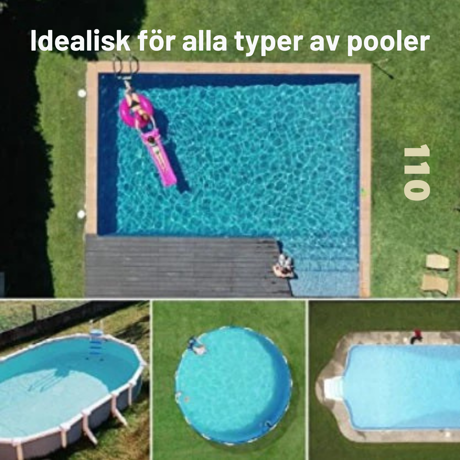CrystalClear™ Trådlös Poolrengörare